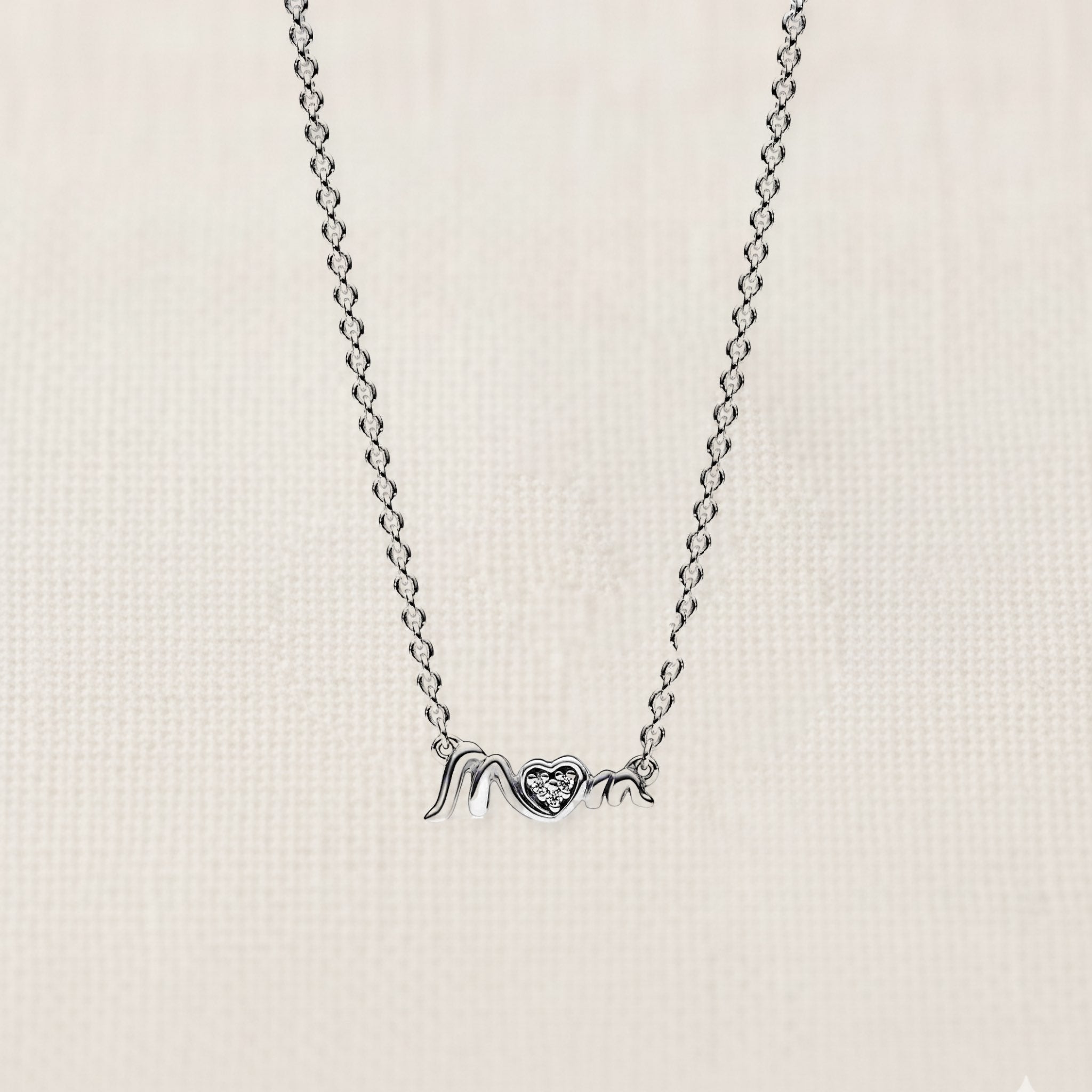 Bezelle Everlove Mom sterling silver charm necklace